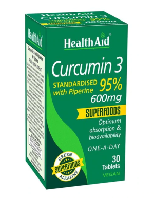 Health Aid Curcumin 3  - 30 tabs