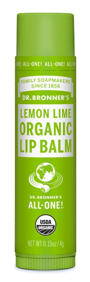 Dr Bronner's Lemon Lime Organic Lip Balm - 4g
