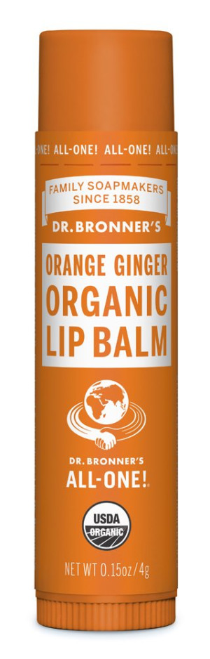Dr Bronner's Orange Ginger Organic Lip Balm - 4g