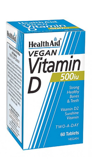 Health Aid Vitamin D 500iu  - 60 Tabs