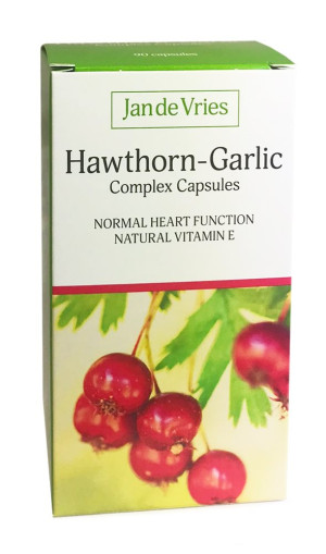 Jan De Vries Hawthorn-Garlic Complex - 90 caps