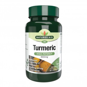 Natures Aid Turmeric - 60 Caps **BBE 09/26**