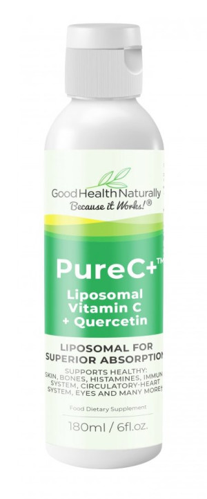 Good Health Naturally PureC+ Liposomal Vitamin C + Quercetin - 180ml