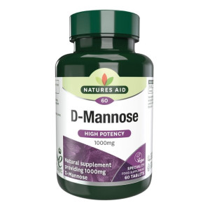 Natures Aid D-Mannose 1000mg - 60 Tabs