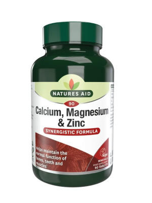 Natures Aid Calcium, Magnesium & Zinc - 90 Tabs