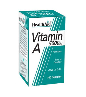 Health Aid Vitamin A 5000iu - 100 Caps