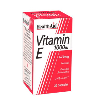 Health Aid Vitamin E 1000iu - 30 Caps