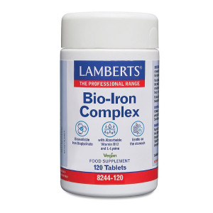 Lamberts Vegan Bio-Iron Complex - 120 Tabs