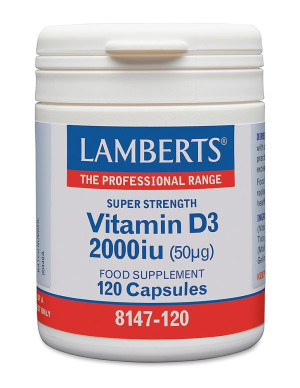 Lamberts Vitamin D3 2000iu - 120 Caps