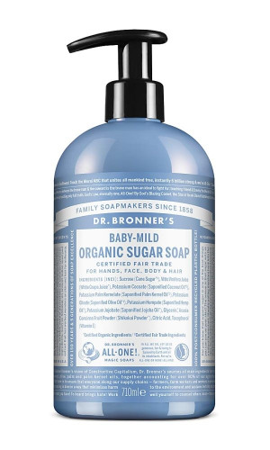 Dr Bronner's Baby Mild Organic Sugar Soap - 355ml