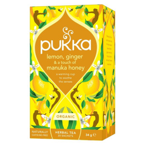 Pukka Lemon Ginger & A Touch of Manuka Honey - 20 Tea sachets