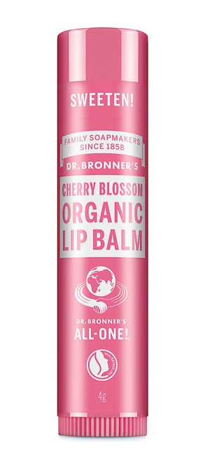 Dr Bronner's Cherry Blossom Organic Lip Balm - 4g