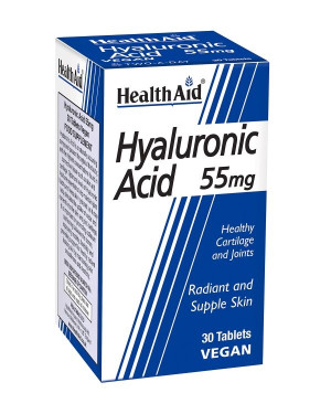 Health Aid Hyaluronic Acid 55mg - 30 Tabs