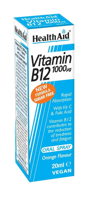 Health Aid Vitamin B12 1000ug Oral Spray - 20ml