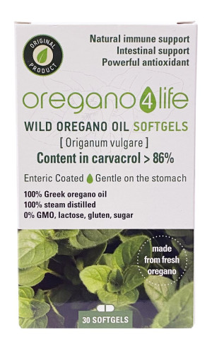 oregano4life Wild Oregano Oil Softgels - 30 Softgels