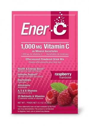 Ener-Life Ener-C Raspberry 1000mg Vitamin C - 30 Sachets