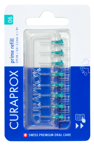 Curaprox CPS Prime Refill Turquoise - 8 pcs