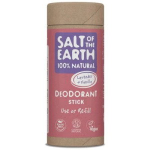 Crystal Spring  Salt of the Earth Lavender & Vanilla Deodorant Stick - Use or Refill - 75g