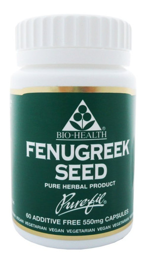 Bio Health Fenugreek Seed 550mg - 60 Caps