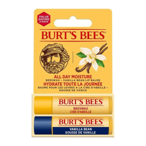 Burt`s Bees Lip Balm Duo - Beeswax & Vanilla - 2 x 4.25g