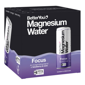 Better You Magnesium Water Focus 4 pack - 4 x 250ml