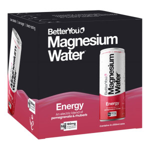 Better You Magnesium Water Energy 4 pack - 4 x 250ml