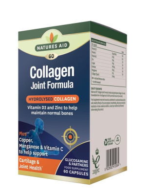 Natures Aid Collagen Joint Formula - 60 caps
