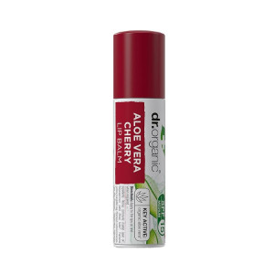 Dr Organic Aloe Vera Cherry  Lip Balm SPF15 - 5.7ml