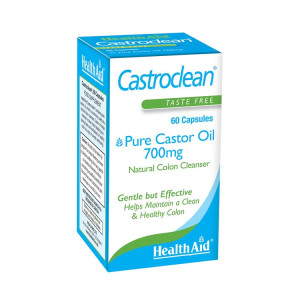 Health Aid Castroclean (Castor Oil) 700mg  - 60 caps