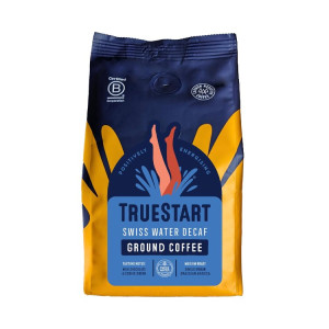 TrueStart Coffee Brazilian Swiss Water Decaf Ground Coffee - 200g