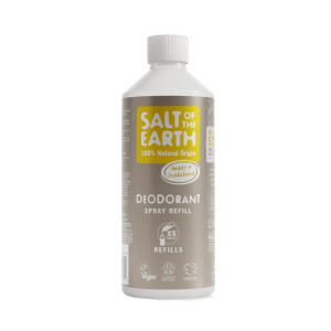 Crystal Spring Salt of The Earth Amber & Sandalwood Deodorant Spray Refill - 500ml