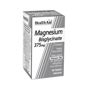 Health Aid Magnesium Bisglycinate 375mg - 60 Tabs