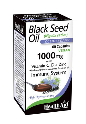 Health Aid Black Seed Oil  - 60 Caps