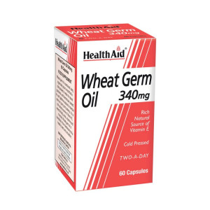 Health Aid Wheat Germ Oil 340mg - 60 caps