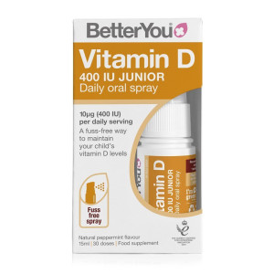 Better You Vitamin D 400iu Junior Daily Oral Spray *DAMAGED BOX* - 15ml *DAMAGED BOX*