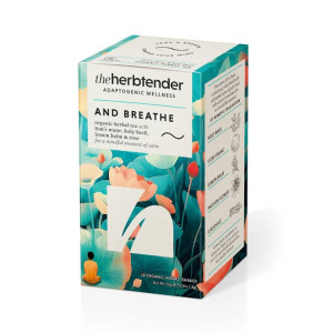 The Herbtender And Breathe Organic Herbal Tea - 18 Tea Bags