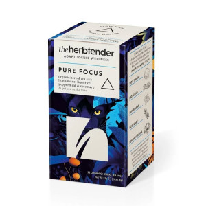 The Herbtender Pure Focus Organic Herbal Tea - 18 Tea Bags
