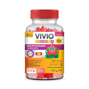 Vivio Junior Multivitamin Gummies - 60 soft gummies