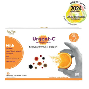 Pro-Ven Biotics Urgent-C Everyday Immune Support  - 30 effervescent sachets