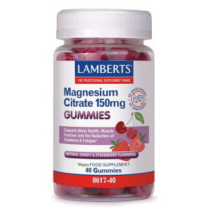Lamberts Magnesium Citrate 150mg Gummies - 40 Gummies
