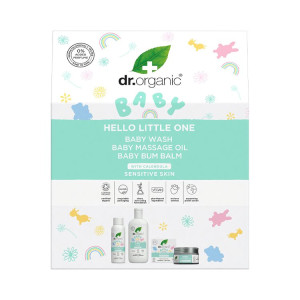 Dr Organic Baby Hello Little One Gift Set - 250ml - 150ml - 35g