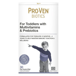 Pro-Ven Biotics For Toddlers with Multivitamins & Prebiotics 30 Day Supply - 60 g (30 Day Supply)