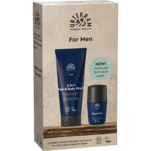 Urtekram For Men Gift Set - 1 x 50ml /  1x 200ml