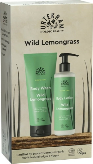 Urtekram Wild Lemongrass Gift Set - 1 x 200ml /  1x 245ml