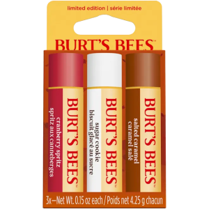 Burt`s Bees Cozy Season Trio Lip Balm Pack  - 3 x 4.25g