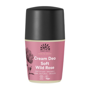 Urtekram Cream Deo Soft Wild Rose - 50ml