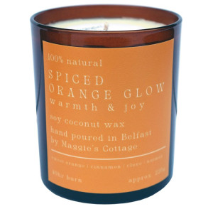 Maggies Cottage Spiced Orange Glow Warmth & Joy Candle - 220g