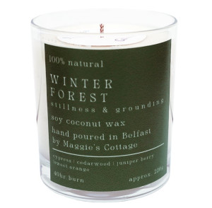 Maggies Cottage Spiced Winter Forest Stillness & Grounding Candle - 220g