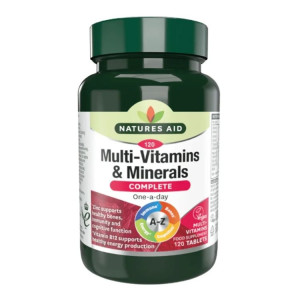 Natures Aid Complete Multivitamins & Minerals  - 120 tabs