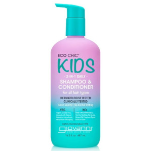 Giovanni Eco Chic Kids 2 in 1 Daily Shampoo & Conditioner - 487ml